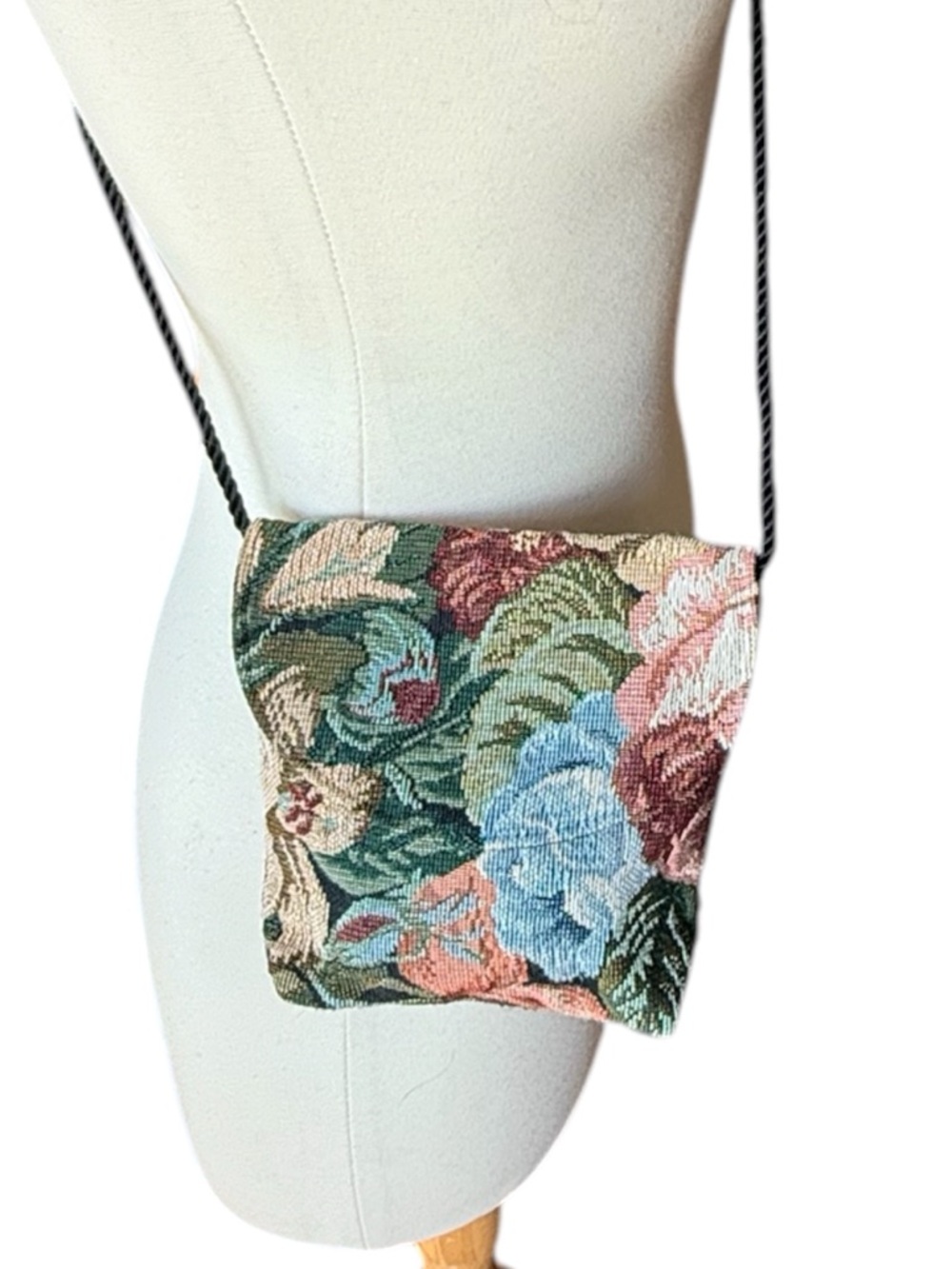 Vintage Mini Jacquard / Brocade Crossbody